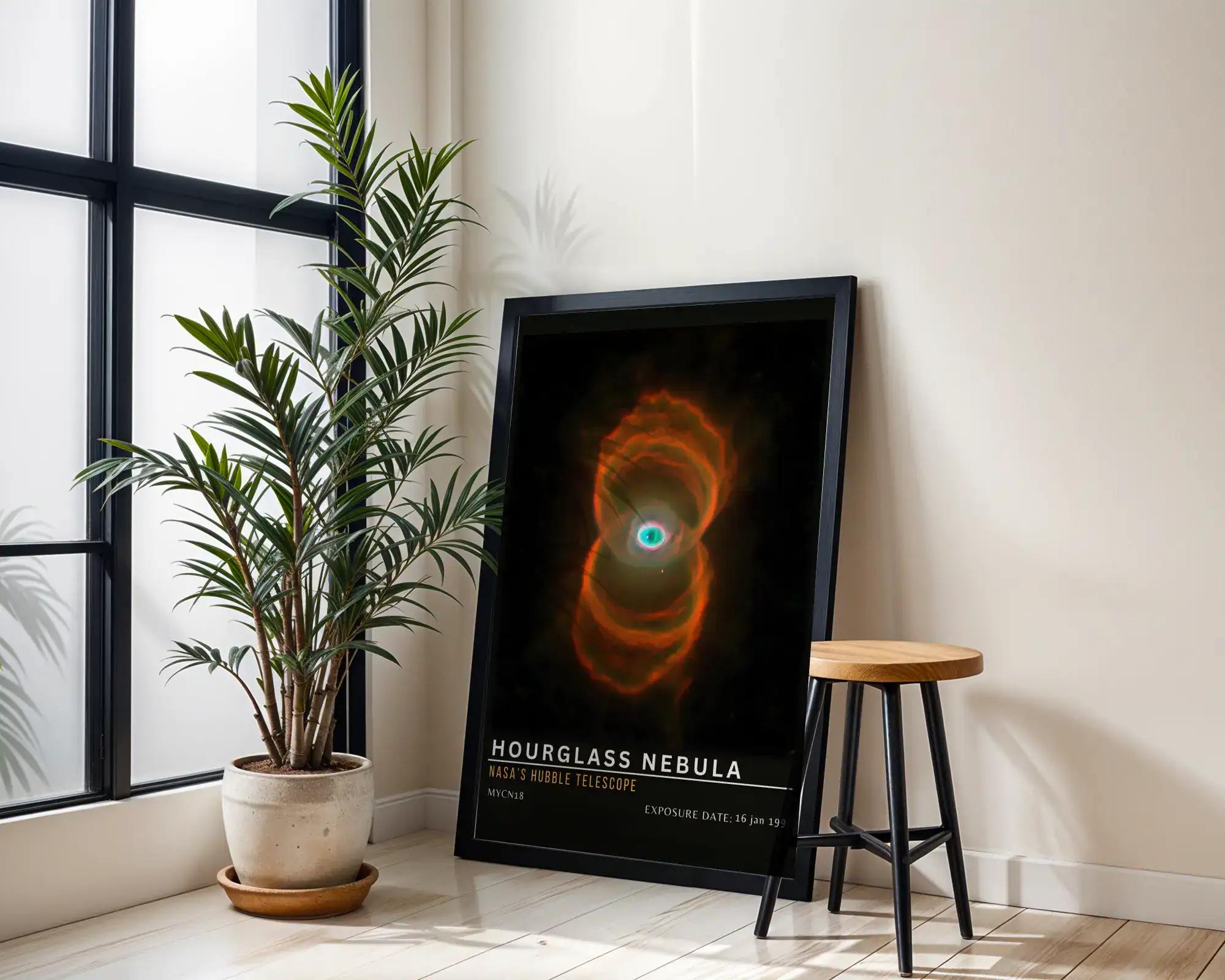 Hourglass Nebula Nasa Çekim Uzay Tablosu - Görsel 2
