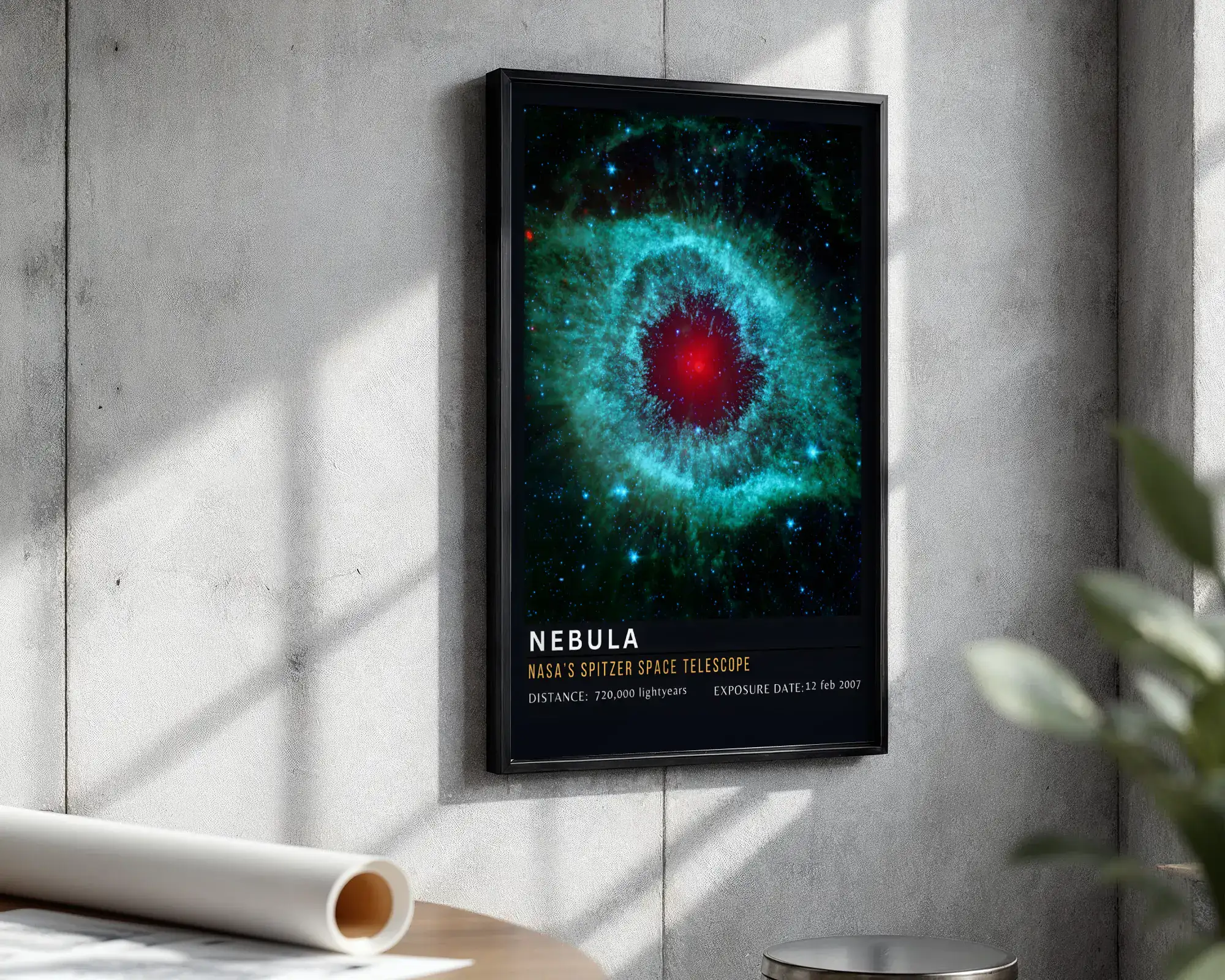 Nebula Nasa Çekim Uzay Tablosu - Görsel 2