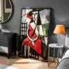 Kırmızı Elbise Detay Tablo