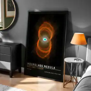 Hourglass Nebula Nasa Çekim Uzay Tablosu