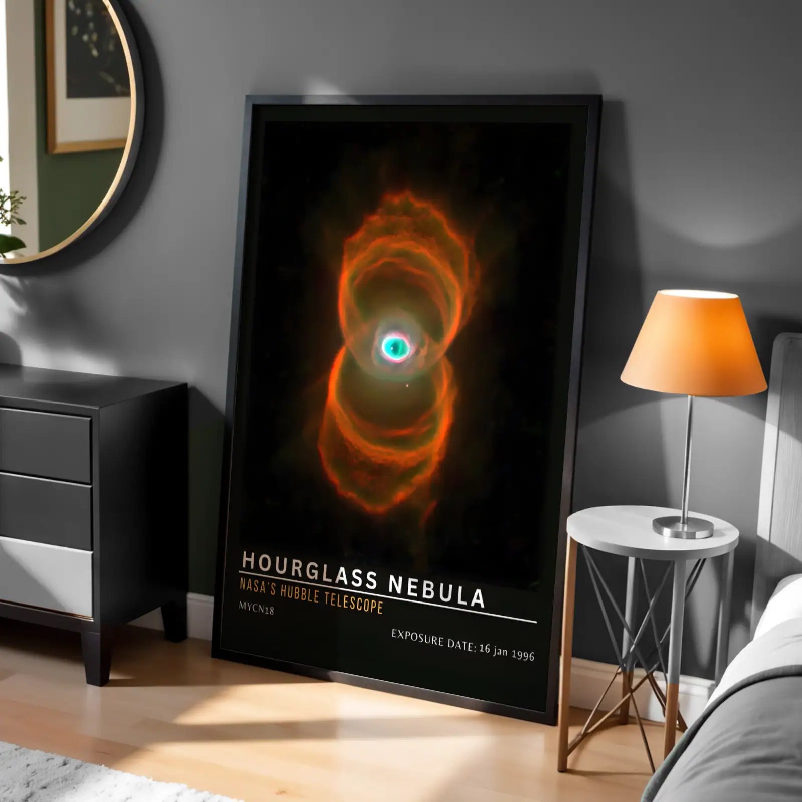 Hourglass Nebula Nasa Çekim Uzay Tablosu