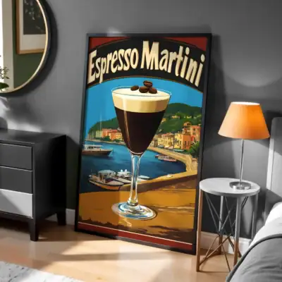 Espresso Martini Cocktail Tablo