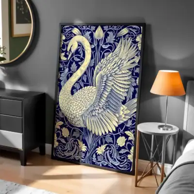 Beyaz Kuğu Modern Tasarım Tablo