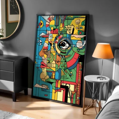 Renkli Kontur Detay Tablo