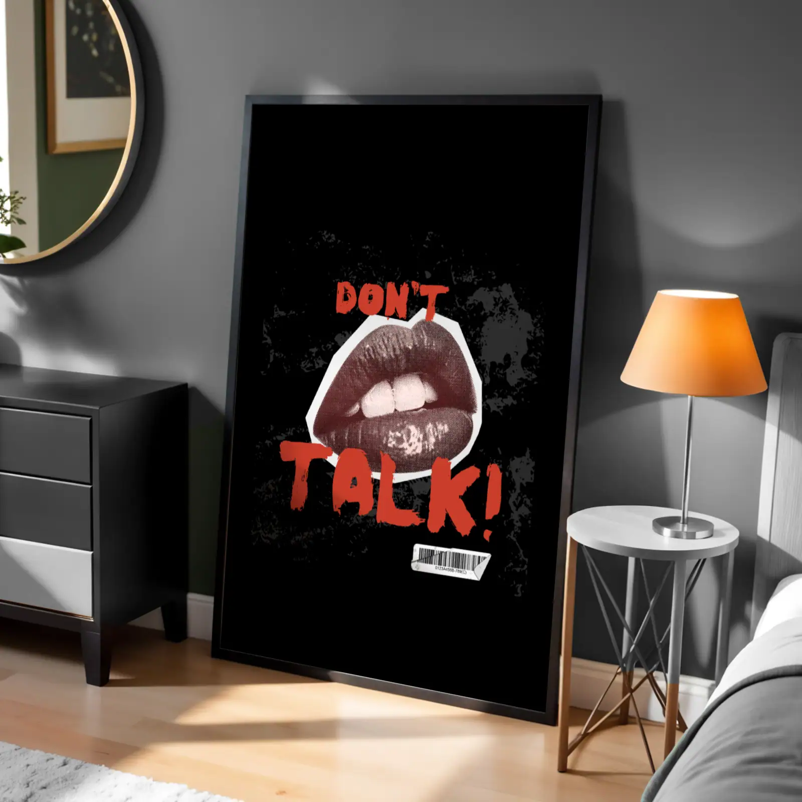 Don’t Talk Dudak Detay Tablo