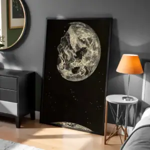 Dolunay Dekoratif Tablo