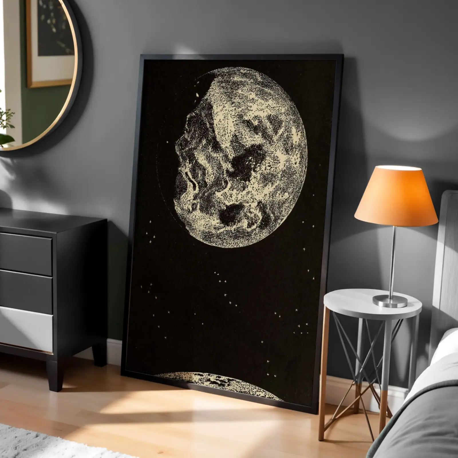 Dolunay Dekoratif Tablo