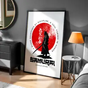 Dekoratif Samurai Tablosu