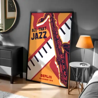 Dekoratif Jazz Tablosu