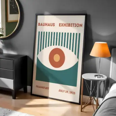 Bauhaus Tasarım Göz Detay Tablo