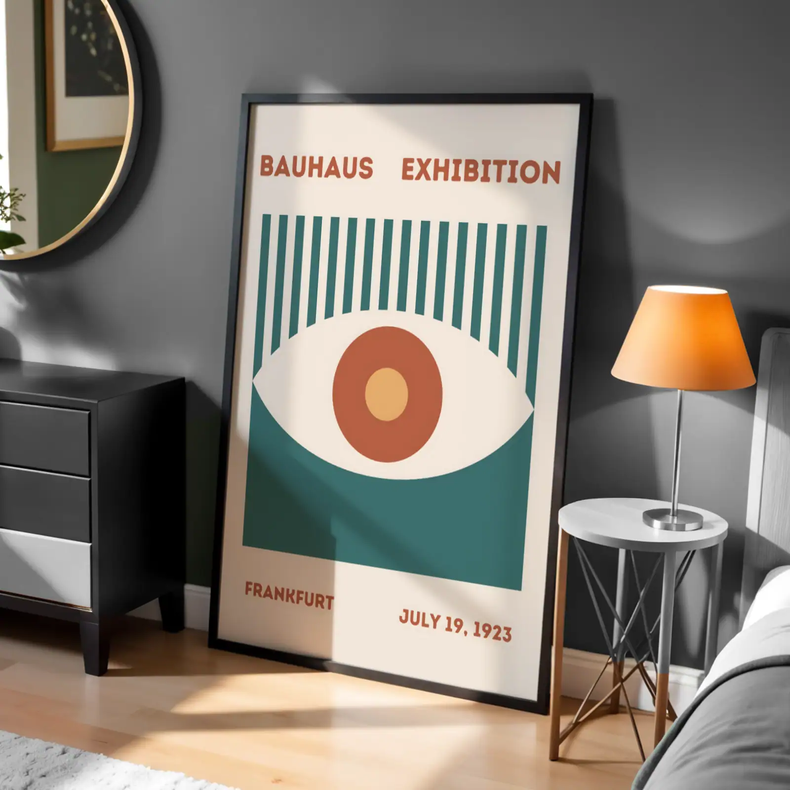 Bauhaus Tasarım Göz Detay Tablo