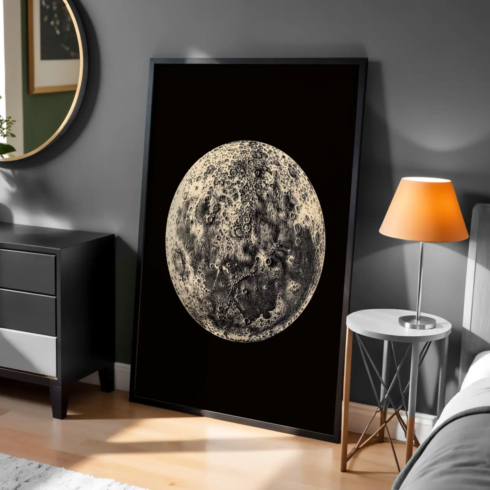 Ay Dekoratif Tablo