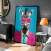 Yakışıklı Zebra Dekoratif Tablo