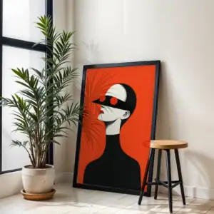 Alternative view of Kırmızı Göz Detay Tablo