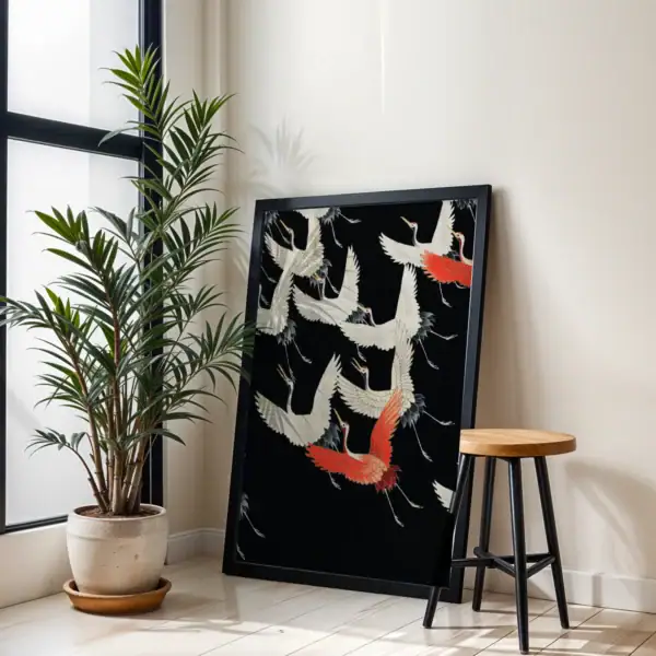 Alternative view of Renkli Kuşlar Dekoratif Tablo