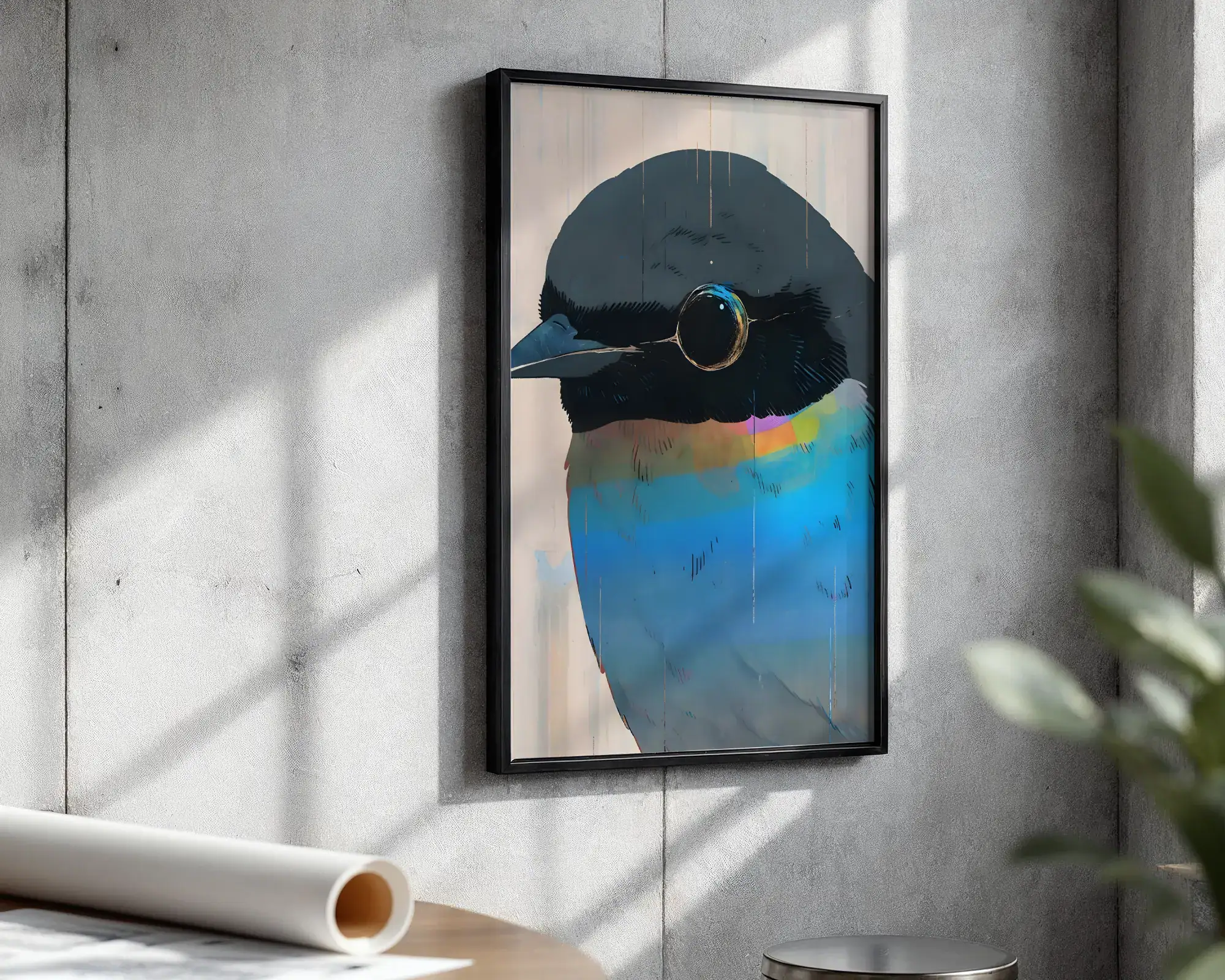 Dekoratif Kuş Tablosu - Görsel 3