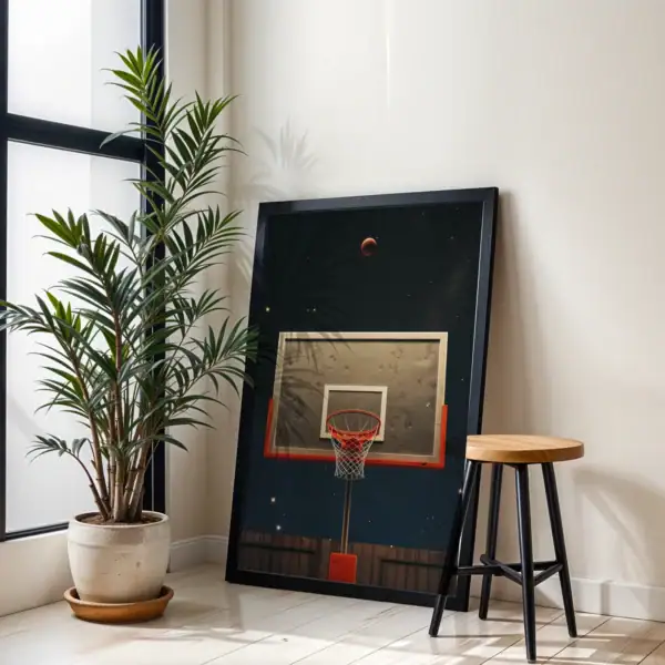 Alternative view of Basketbol Potası Dekoratif Tablo