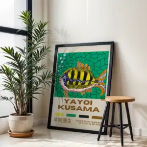 Alternative view of Yayoi Kusama Balık Figür Tablo