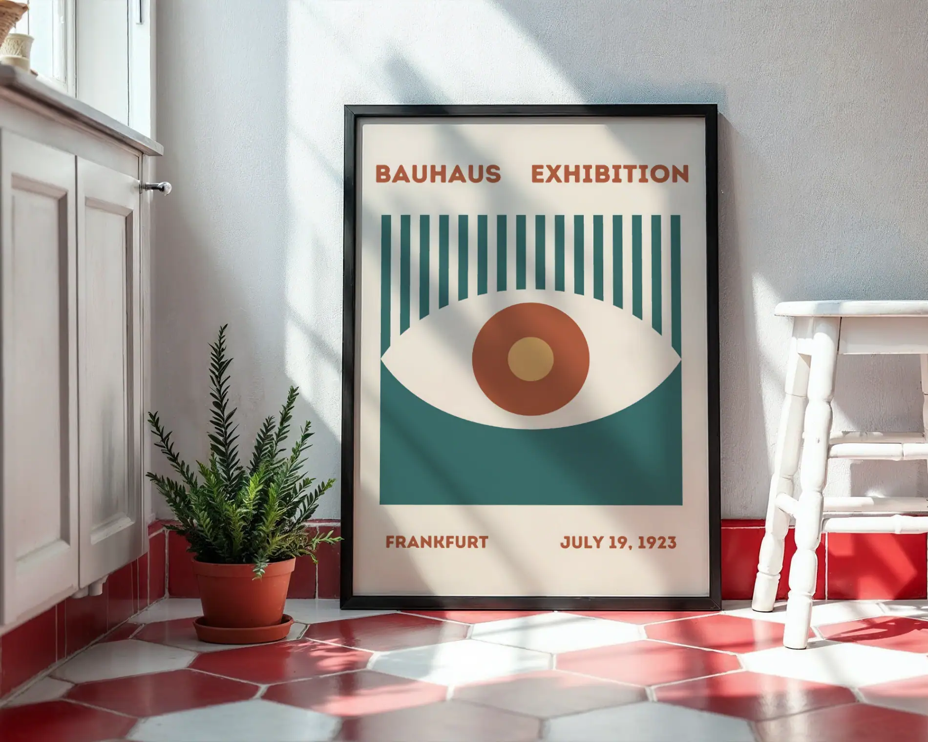 Bauhaus Tasarım Göz Detay Tablo - Görsel 2