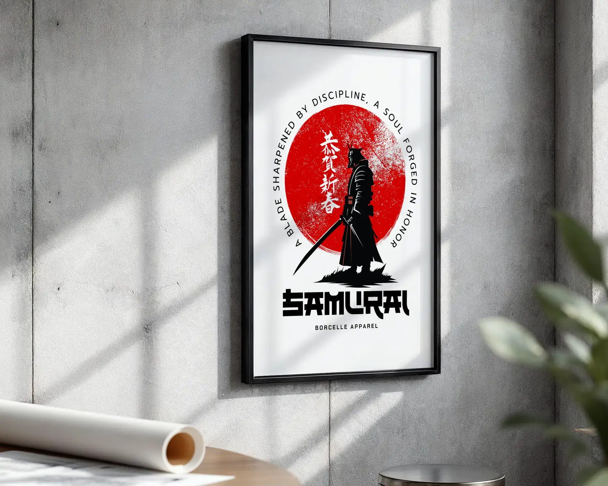 Dekoratif Samurai Tablosu - Görsel 3