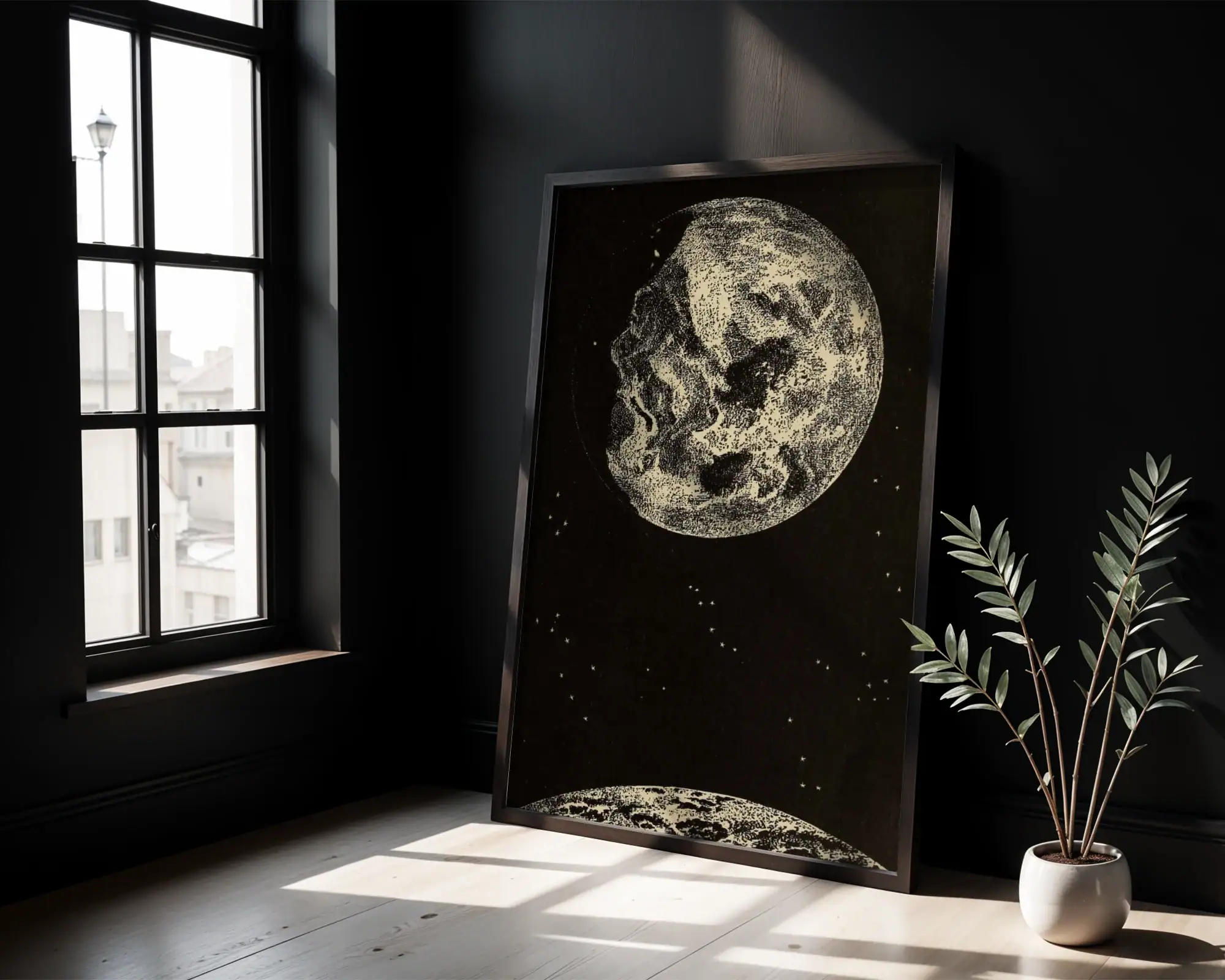 Dolunay Dekoratif Tablo - Görsel 4