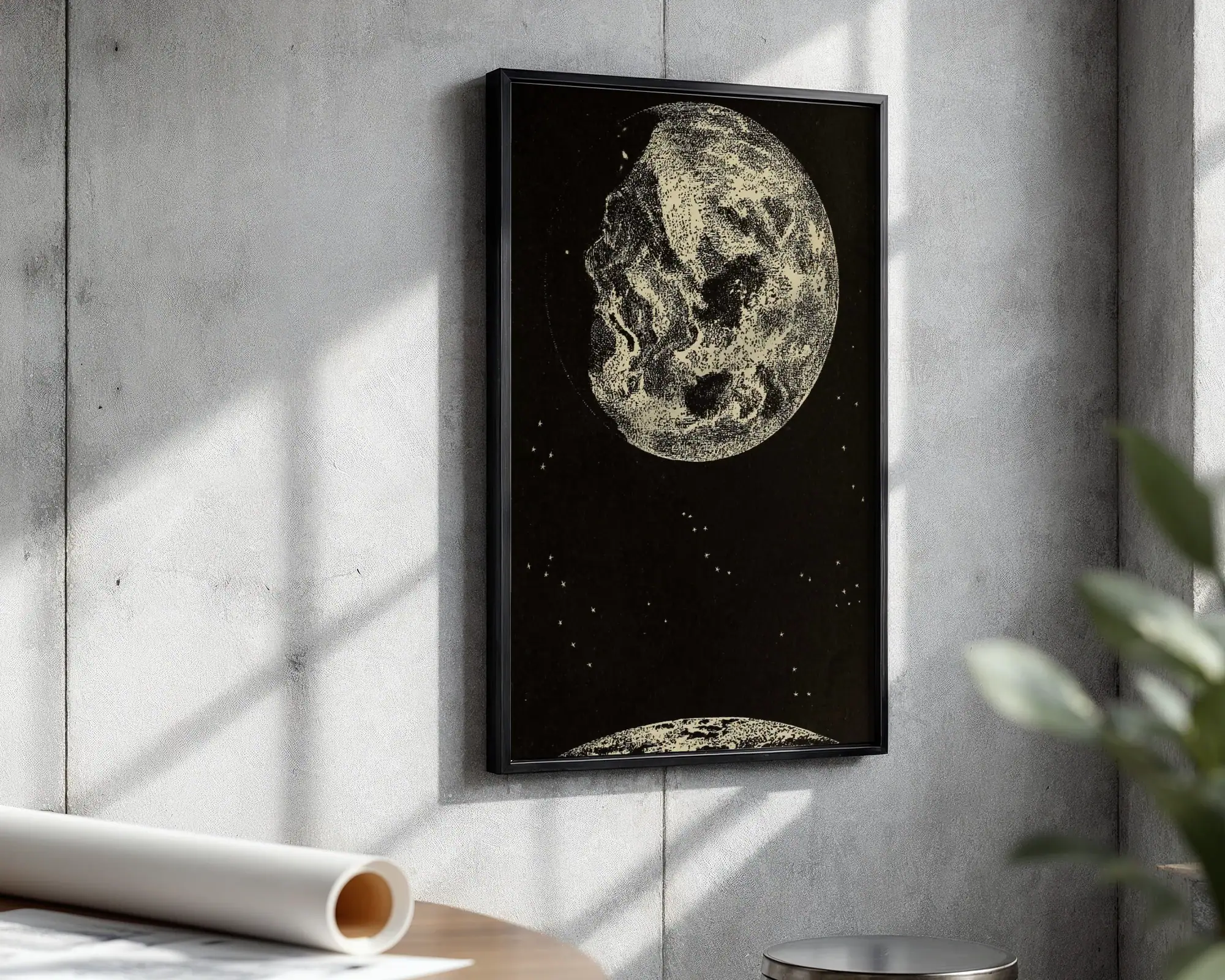 Dolunay Dekoratif Tablo - Görsel 3