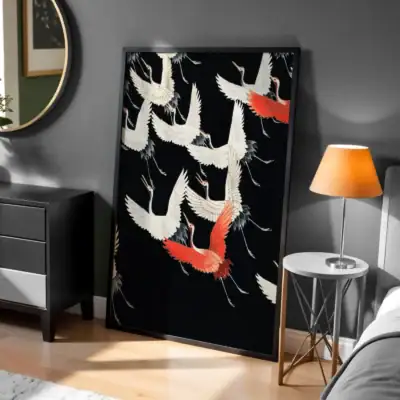 Renkli Kuşlar Dekoratif Tablo