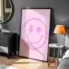 Gülen Emoji Şimşek Detay Dekoratif Tablo