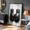 2’li Siyah Boks Eldiveni Dekoratif Tablo
