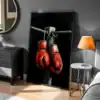 2’li Boks Eldivenleri Dekoratif Tablo