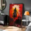 Yalnız Kovboy Dekoratif Tablo