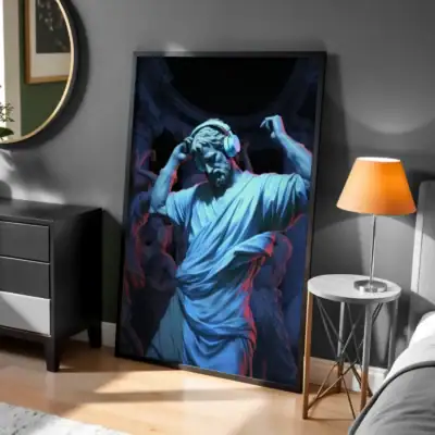 Dans Eden Heykel Dekoratif Tablo