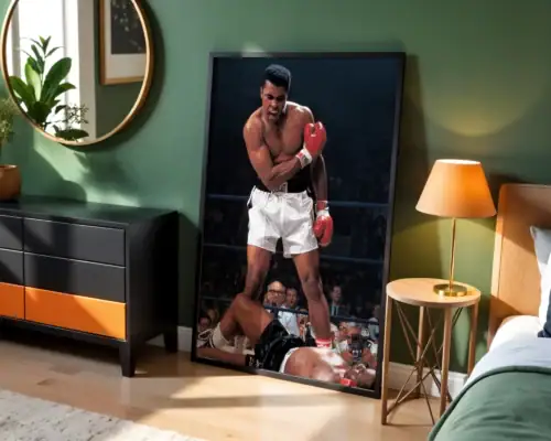 Muhammed Ali Efsane Maç Dekoratif Tablo