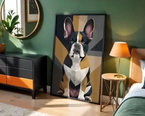 Dekoratif Köpek Figürü Parçalı