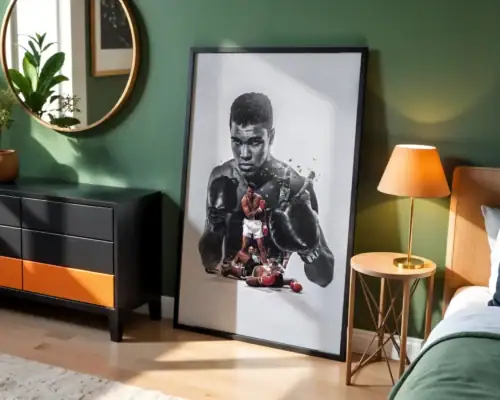 Muhammed Ali Dekoratif Tablo