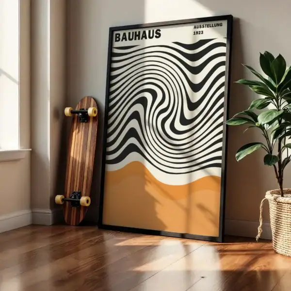 Alternative view of Bauhaus Modern Geometrik Desenler Dekoratif Tablo