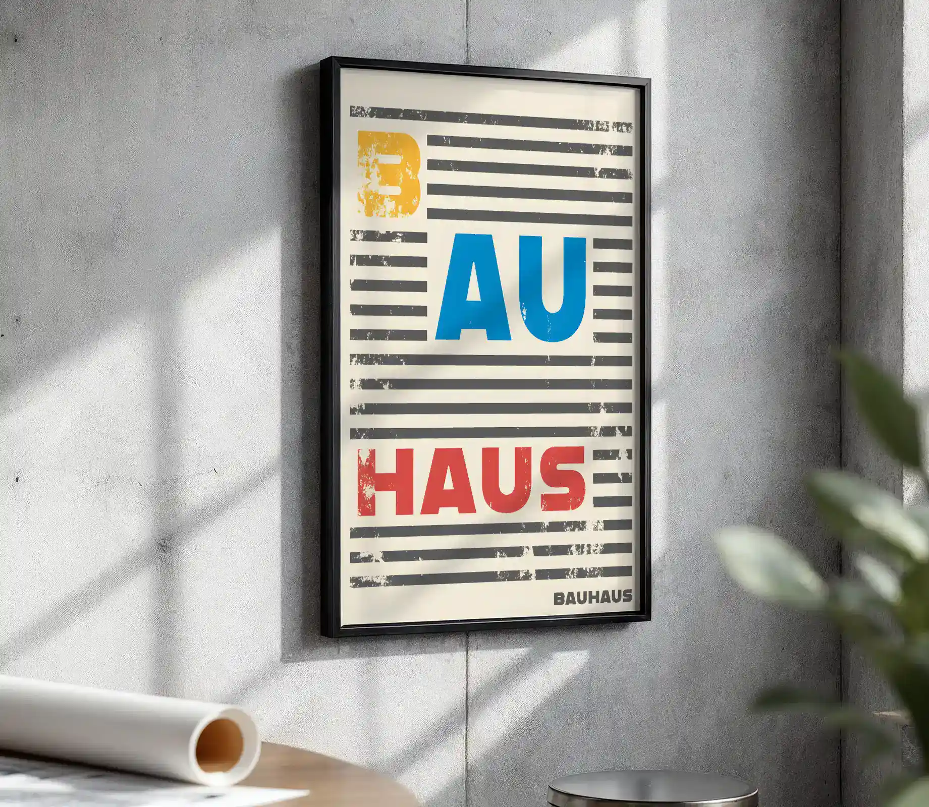 Bauhaus Renkli Dekoratif Tablo - Görsel 4