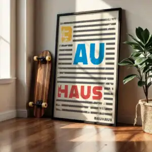 Alternative view of Bauhaus Renkli Dekoratif Tablo