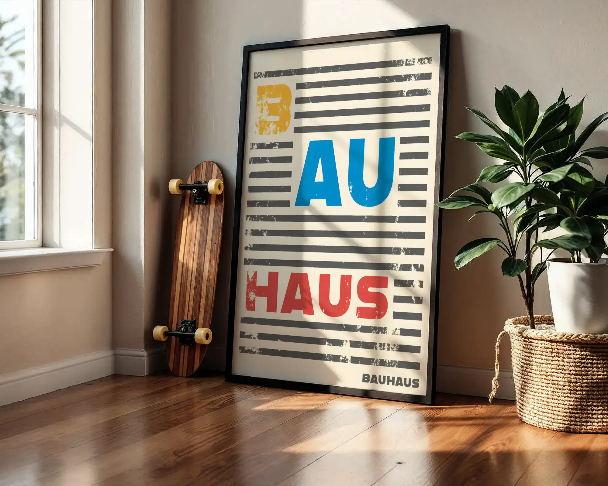 Bauhaus Renkli Dekoratif Tablo - Görsel 2