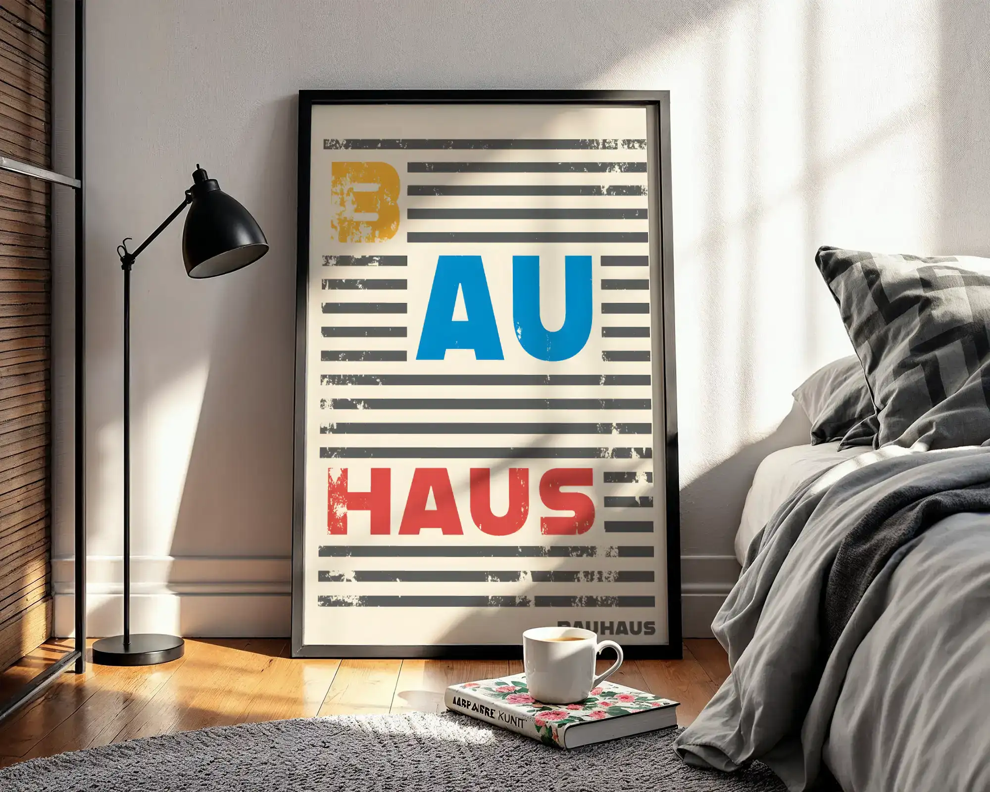 Bauhaus Renkli Dekoratif Tablo - Görsel 3