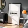 Bilinmeyen Yolda Dekoratif Tablo