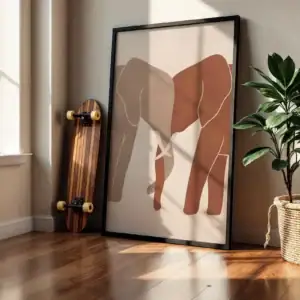 Alternative view of Birleşen Yürekler Dekoratif Tablo