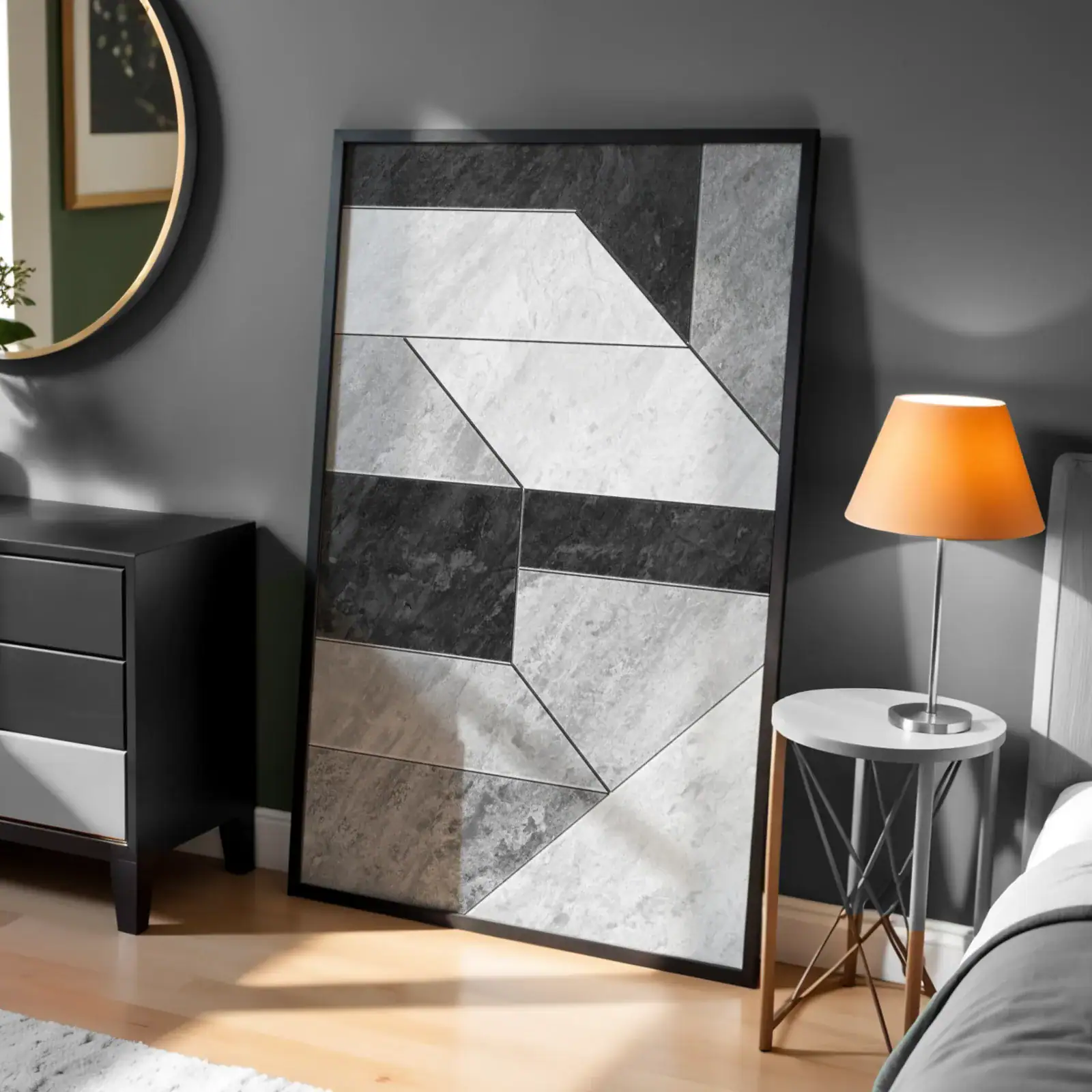 Boho Simetri Dekoratif Tablo