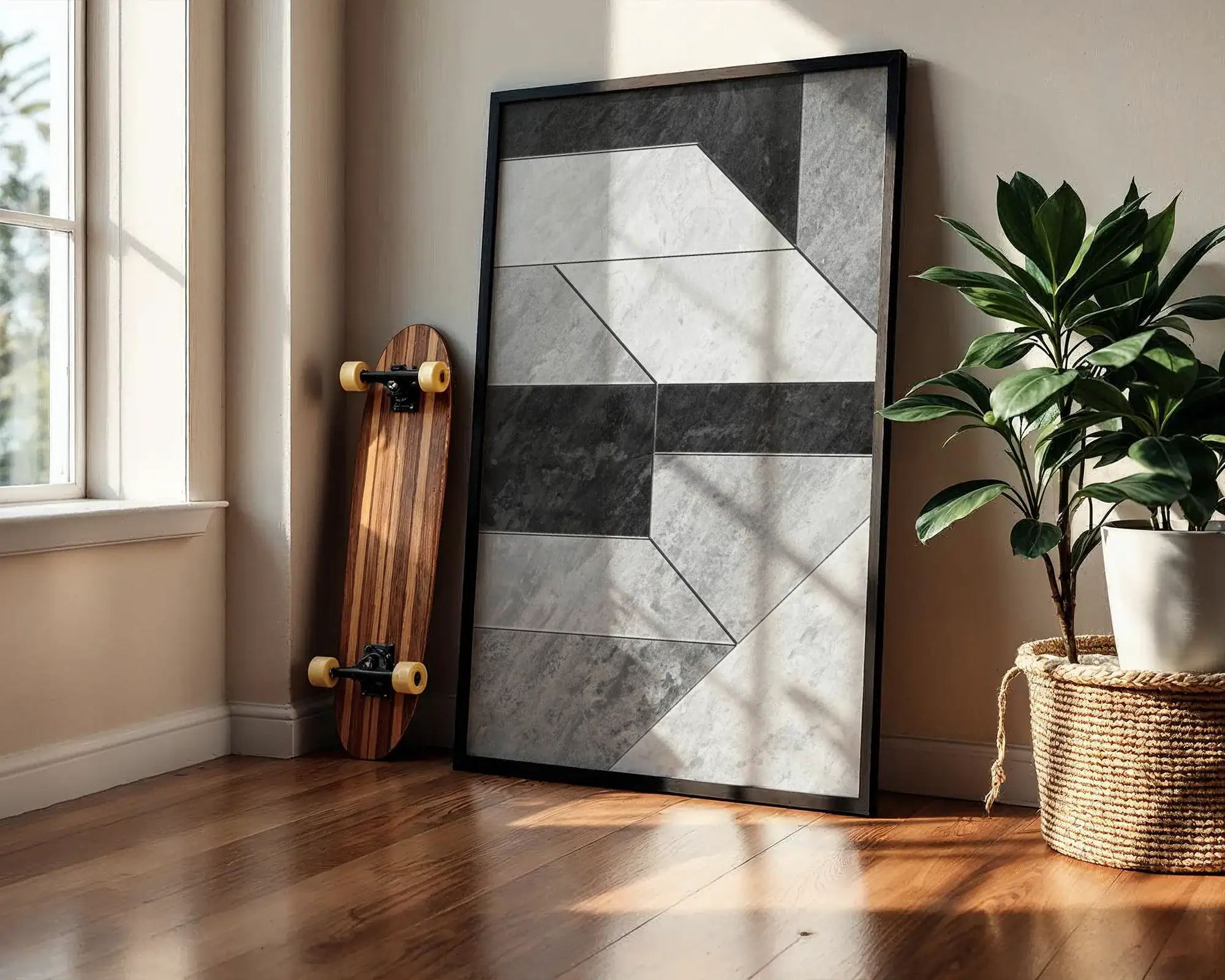 Boho Simetri Dekoratif Tablo - Görsel 2