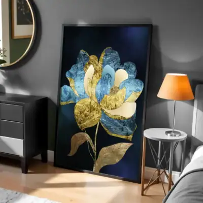 Çiçek Detay Boho Dekoratif Tablo