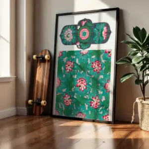 Alternative view of Çiçekli Desenler Zarafet Dekoratif Tablo