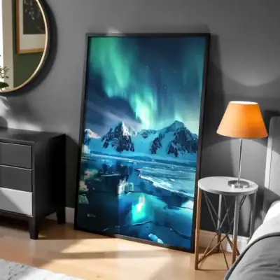 Doğa Işıkları Dekoratif Tablo