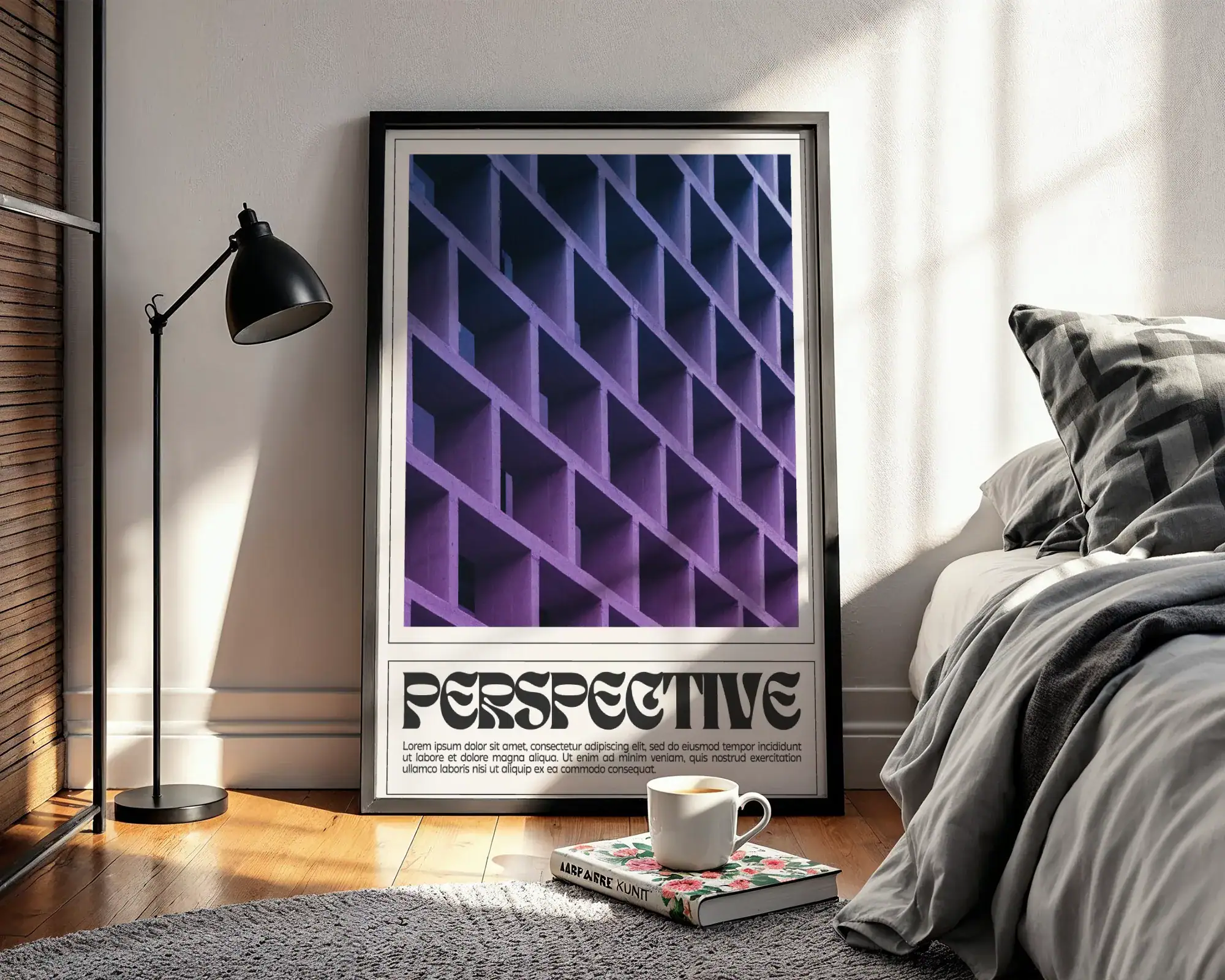 Gelecek Vizyonları, Renkli Geometriler Dekoratif Tablo - Görsel 3