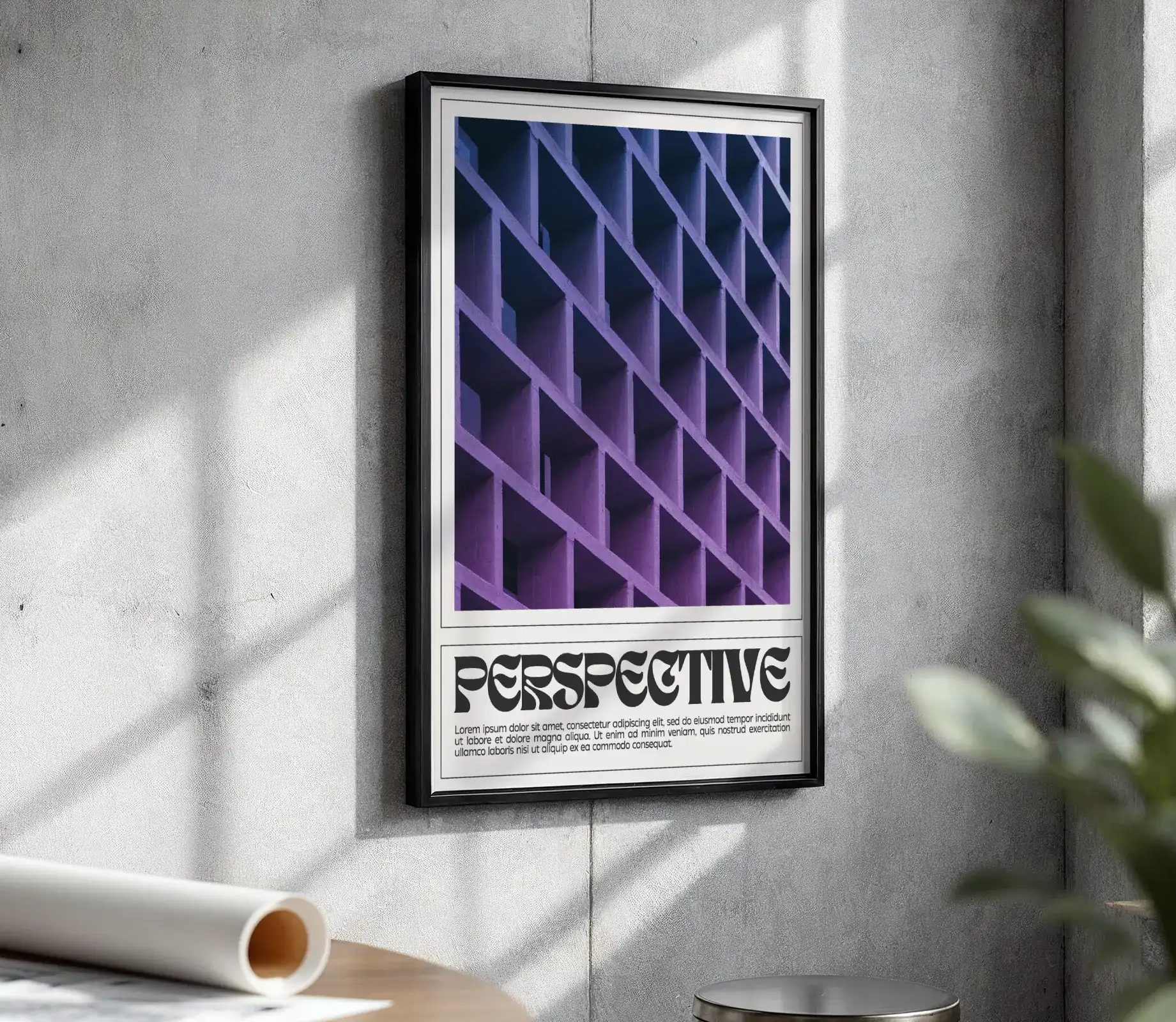 Gelecek Vizyonları, Renkli Geometriler Dekoratif Tablo - Görsel 4