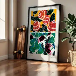 Alternative view of Güller ve Çiçekler Dekoratif Tablo